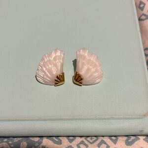 Vintage Avon Petal Pierced Earrings 1988